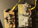 Note number 10 stamped in the wood base of the Signal Electric Model 112-K. Believe it was the student's operating position in the class room. 
The bug is 1964 Vibroplex Champion. 